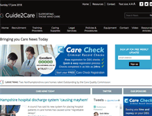 Tablet Screenshot of guide2care.com